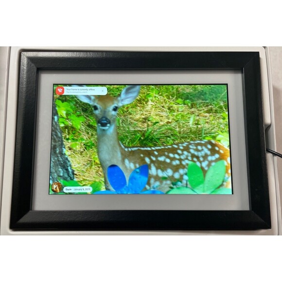WiFi 10.1'' Digital Picture Frame, IPS HD Touch Screen Smart Photo Frame - Picture 4 of 7